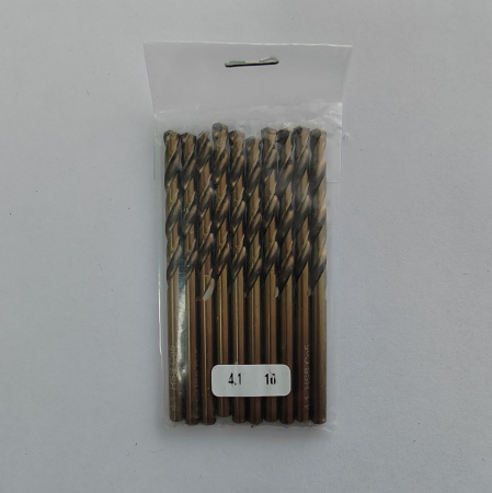 Сверло спиральное DIN338 RN 135 HSS Co5 4.1mm