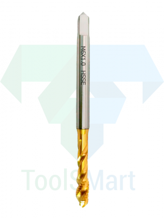 Метчик машинный с винтовой канавкой DIN 371 C35 HSSE TiN M6