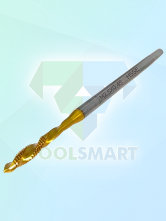 Метчик машинный с винтовой канавкой DIN 371 C35 HSSE TiN M2,5